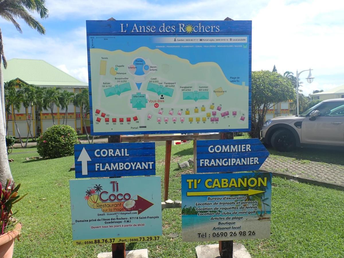 Ti Kaz Emeraude - Mer, Soleil Et Sable Fin, Piscine Et Tennis Saint-Francois  Ngoại thất bức ảnh